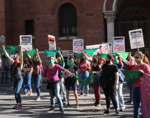 Pañuelazo por el aborto legal. 28 de mayo del 2020